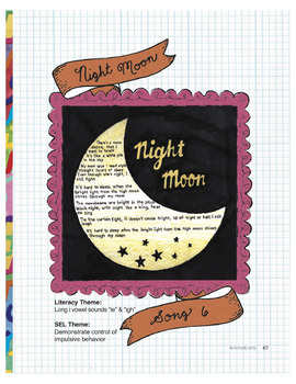 Preview of Night Moon (Long i vowel sounds ie and igh words) - use for ELA & ESL & SEL