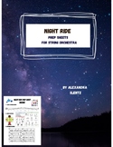 Night Ride Prep Sheets + Score for String Orchestra (Vlns,