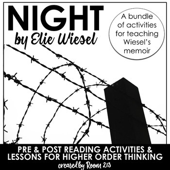 Preview of Night by Elie Wiesel: Bundle of Activities