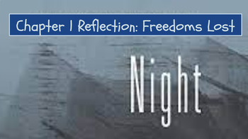 Preview of Night by Elie Wiesel Chapter 1 Reflection: Freedoms Lost (Writing Assignment)