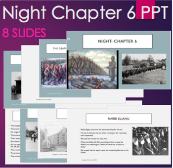 Preview of Night by Elie Wiesel - Chapter 6 PPT Summary with Video
