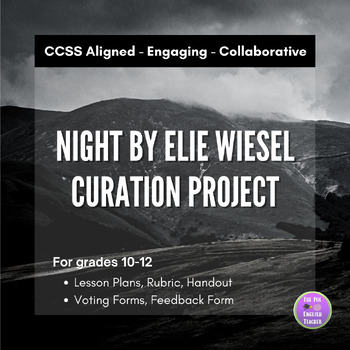 Preview of Night by Elie Wiesel Curation Project - Group Project