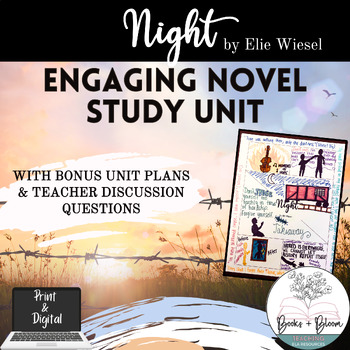 Preview of Night by Elie Wiesel Novel Study Unit Bundle - Engaging Activities & Unit Plans