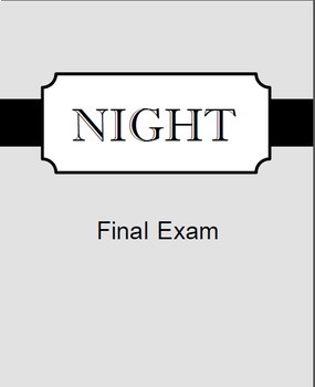 Preview of Night by Elie Wiesel Final Exam
