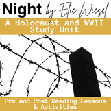 Night by Elie Wiesel Full Unit + Informative Writing Assignment