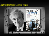 Night by Elie Wiesel Learning Targets for Whole Text