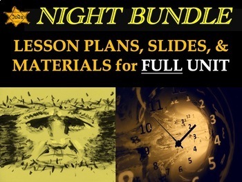 Preview of Night by Elie Wiesel – Lesson Plans, Slides, & Materials BUNDLE for FULL Unit