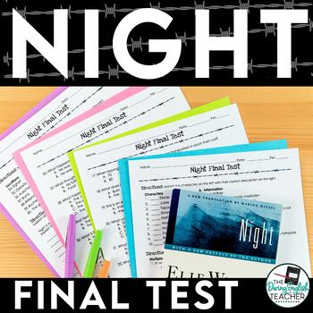 Preview of Night by Elie Wiesel Test and Crossword Study Guide - PRINT & DIGITAL