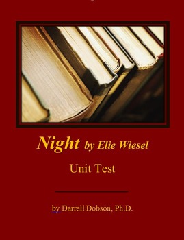Preview of Night by Elie Wiesel: Unit Test