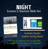 Night by Elie Wisel Lesson 2: INTERACTIVE STUDENT WORKBOOK