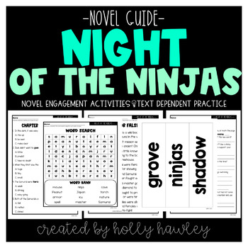 Preview of Night of the Ninjas-Comprehension Novel Guide