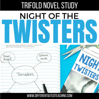 Preview of Night of the Twisters Novel Study Unit