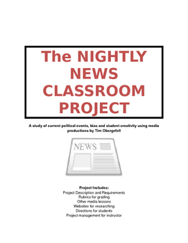 Preview of Student Nightly News Video Project