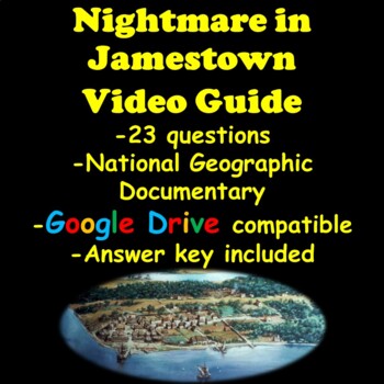 Preview of Nightmare in Jamestown National Geographic Video Guide