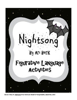 Preview of Nightsong by Ari Berk Figurative Language Identification Activities