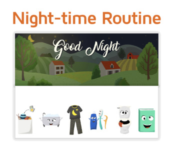 Preview of Nighttime Routine Chart for families
