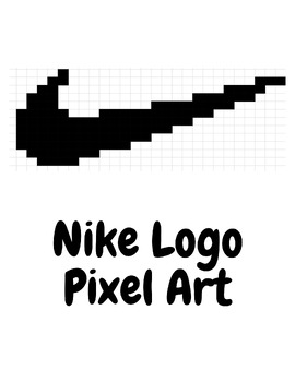 libertad Asumir Conveniente Nike Logo Pixel Art by Kia Knight | TPT