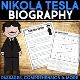 Nikola Tesla Biography Research, Reading Passage, Graphic 