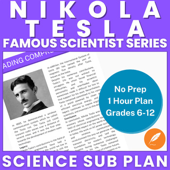 Preview of Nikola Tesla: Tesla v Edison, Electricity, AC/DC++ (NO PREP sub) Activities++