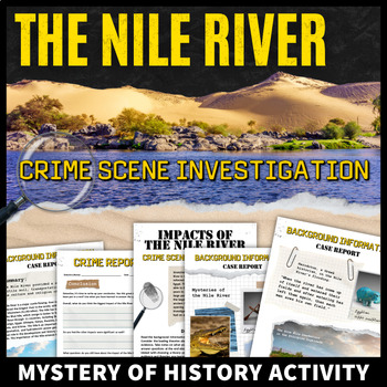 Preview of Nile River Ancient Egypt Geography Activity CSI Mystery of History Analysis