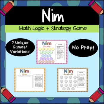 Preview of Nim - A Mathematical Game of Logic + Strategy - Great for All Ages!