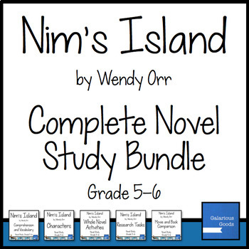Preview of Nim's Island Novel Study Bundle