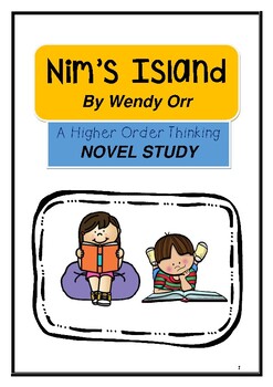 Preview of Nim's Island by Wendy Orr - Higher Order Thinking Novel Study