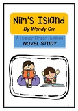 Nim's Island by Wendy Orr - Higher Order Thinking Novel Study
