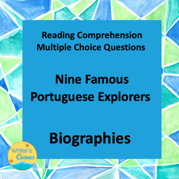 Preview of Nine Explorers In The Age of Exploration, Biographies, Google Form Quiz Grader