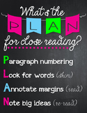 Nine Posters: an annotation PLAN for Close Reading