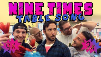Preview of Nine Times Table Song (90's Mashup!)