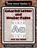 Ninja - Coloring Letter and Number 0 - 10 (37 Pages) *sp