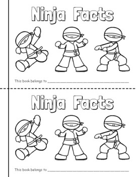 Preview of Ninja Facts Minibook