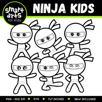 Download Ninja Kid Clip Art By Smart Arts For Kids Teachers Pay Teachers