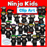 Ninja Kids Clip Art