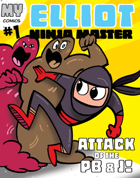 Preview of PERSONALIZED Ninja Master Comic Book Cover #1
