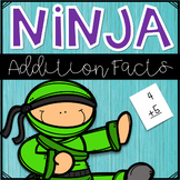 Math Facts Fluency- Ninja Addition Facts