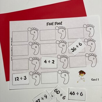 ninja math facts fluency division practice worksheets by kelly malloy