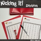 Ninja Math Facts Fluency Division Practice Worksheets