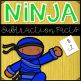Math Facts Fluency~ Ninja Subtraction Facts