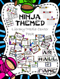 Ninja Themed Library Media Center Pack {with EDITABLE pass