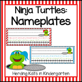 Ninja Turtle Name Tags