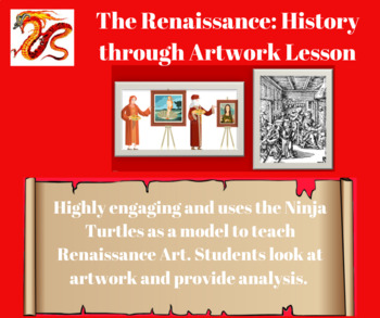 Preview of The Renaissance: History through Artwork Lesson Activity