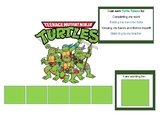 Ninja turtle Token Board, Tokens and 4 square board