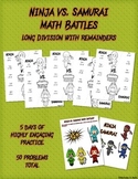 Ninja vs Samurai Math Battles - Long Division