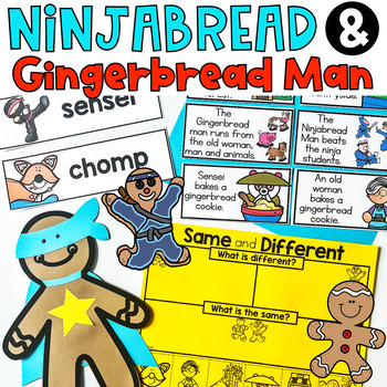 Preview of Ninjabread and Gingerbread Man PreK Read Aloud Activities - Preschool