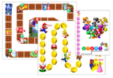 Nintendo-Mario, Luigi, Yoshi Game Board Bundle