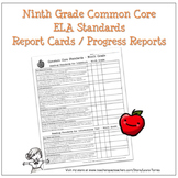 Ninth Grade ELA Common Core Progress Report / Chart