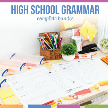 Preview of Ninth and Tenth Grade Grammar Bundle - High School Grammar