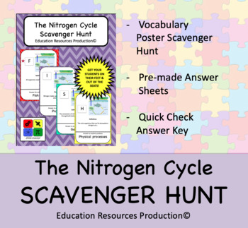 Preview of Nitrogen Cycle Scavenger Hunt Activity